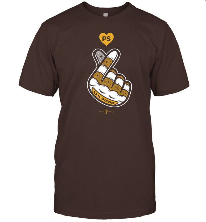 San Diego Finger Heart Tee
