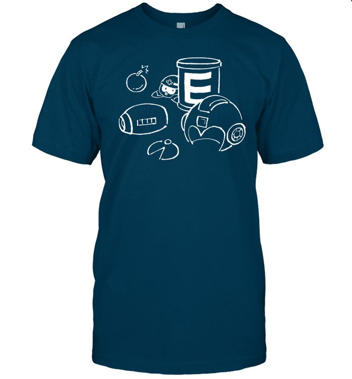 Mega Man Line Art Hoodie