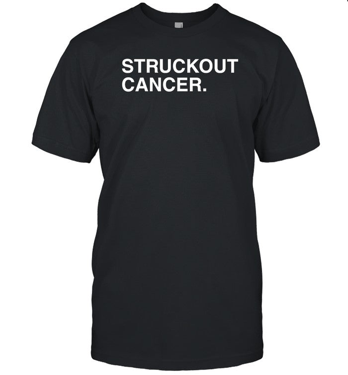 Liam Hendriks Wearing Struckout Cancer Hoodie