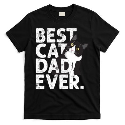Cat Daddy Father Gift Best Cat Dad Ever T-Shirt