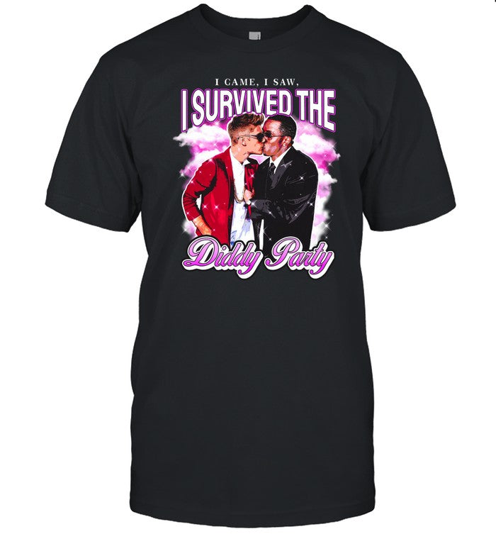 Notsafeforwear I Survived The Diddy Party Shirts