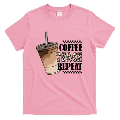 Coffee Teach Repeat Cute Teacher Gift T-Shirt