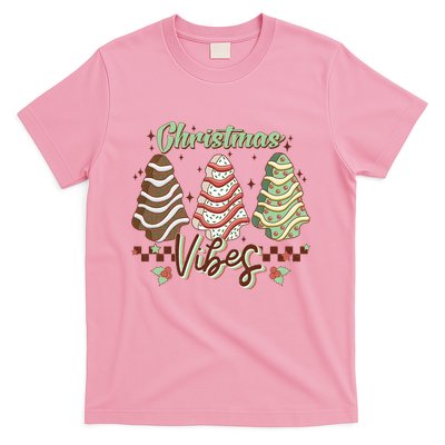 Christmas Vibes Cookie Tree Retro T-Shirt