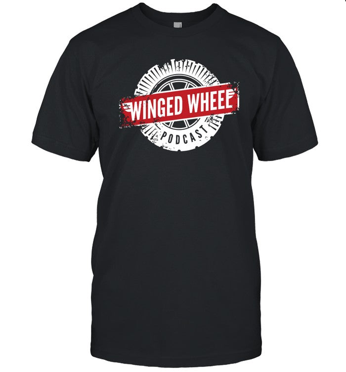 Winged Wheel Podcast Shirts