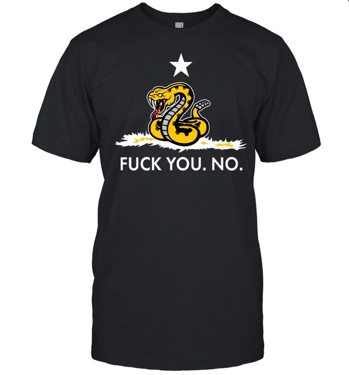 Snakre Fuck You No Firearms Policy Coalition Tee