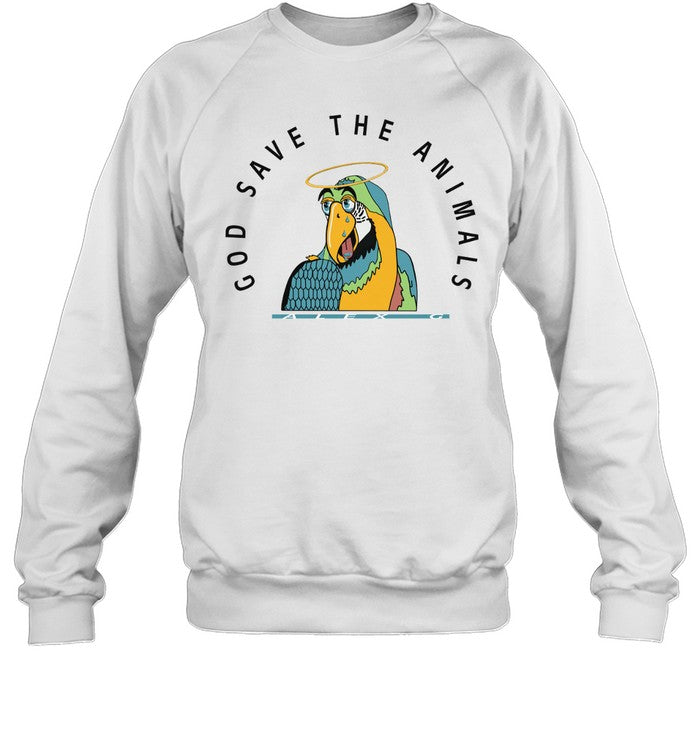 Alex God Sweatshirt Save The Animals