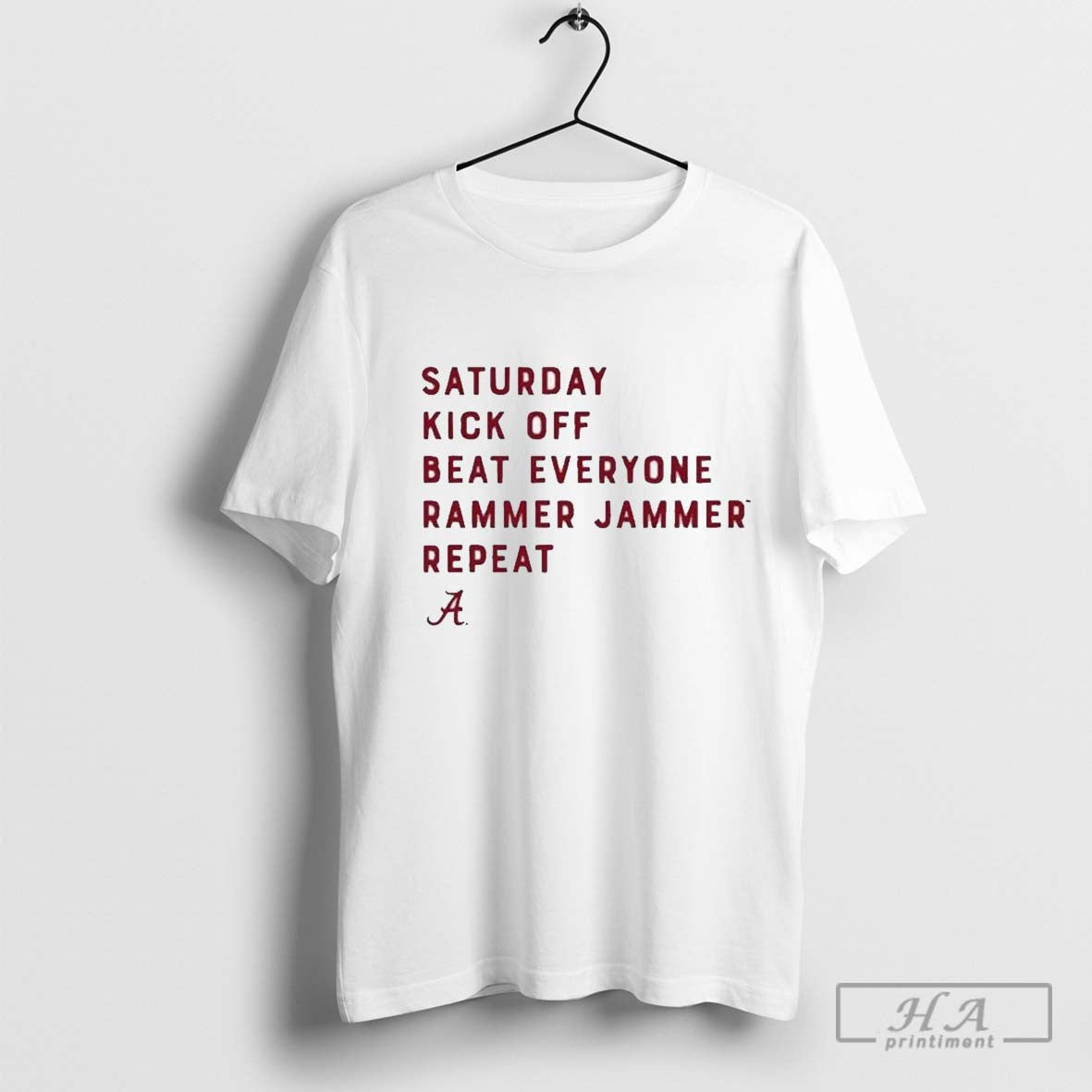 Saturday Kick Off Beat Everyone Rammer Jammer Repeat Alabama Football Shirt