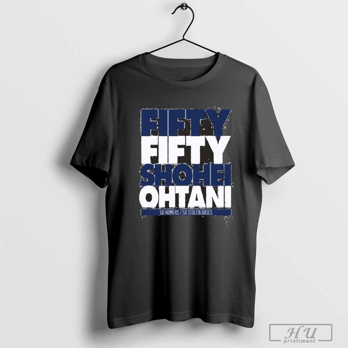 Shohei Ohtani 50 50 Stack T-Shirt