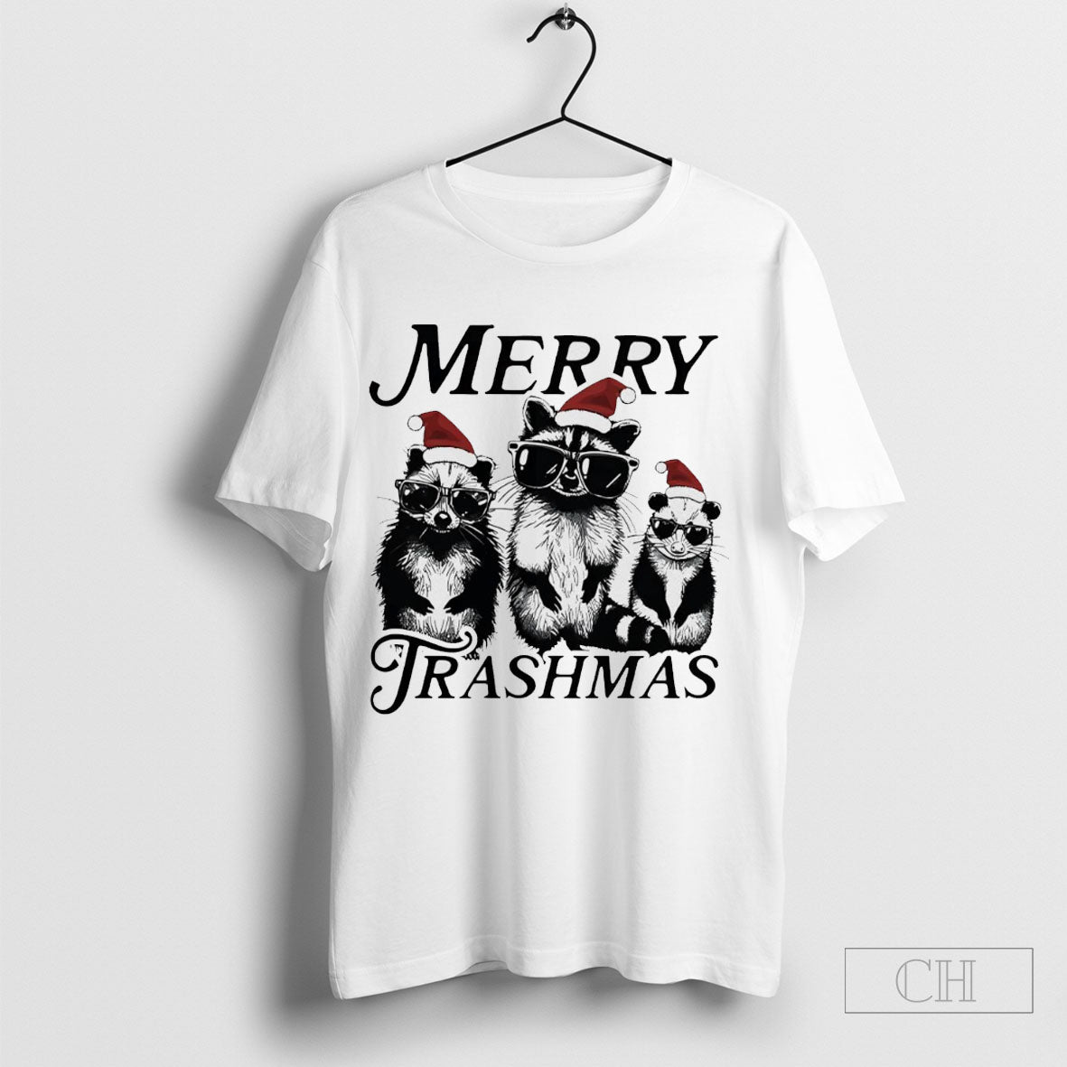 Racoon Merry Trashmas Christmas Shirt