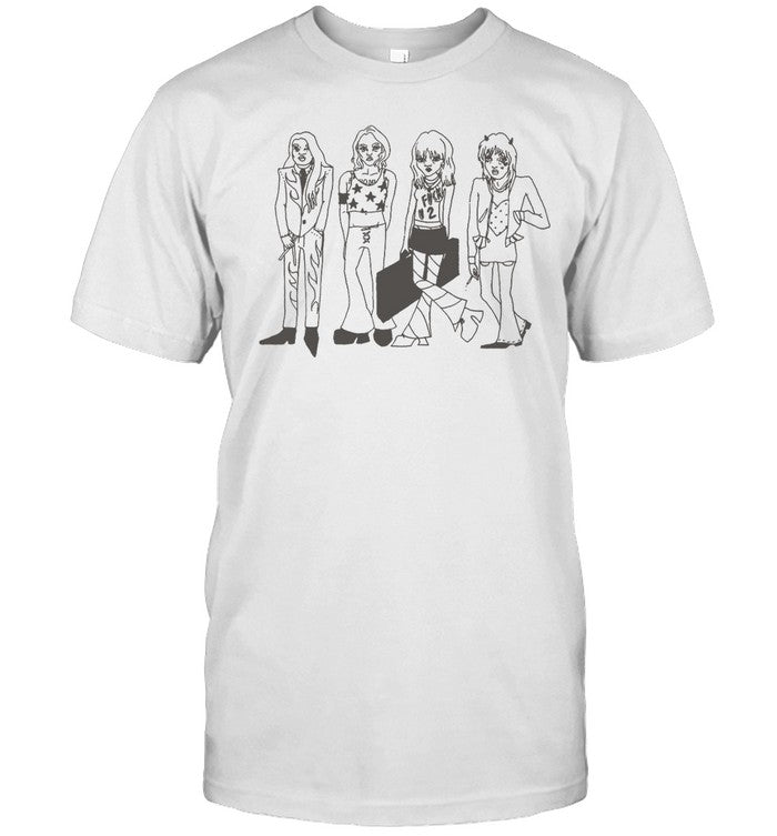 Maneskin Mini Doodles BW T-Shirt