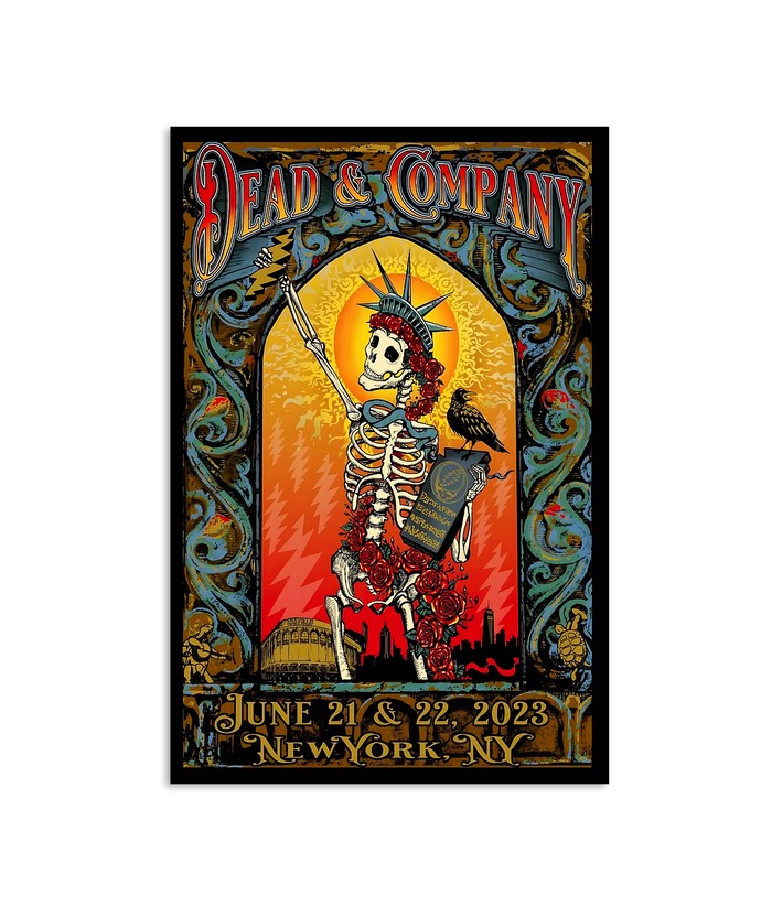 Poster Dead & Company Citi Field, New York, NY June 21, 22 2023
