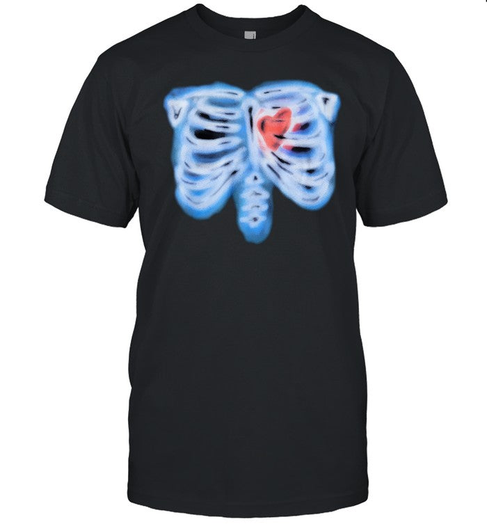 Limited Valkyrae Black Skeleton Heart T-Shirt
