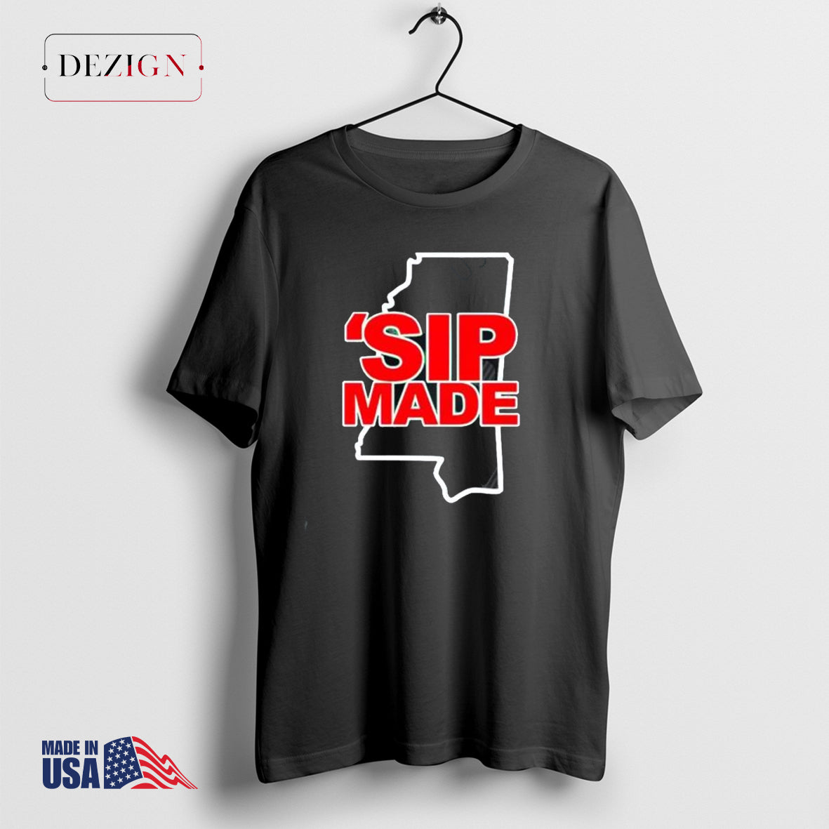 Sip Made map Kelvin Bolden Ole Miss Rebels unisex-t-shirt