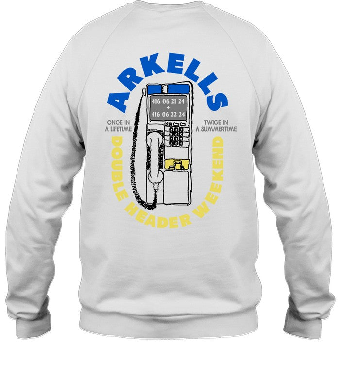 limited Arkells Double Header Weekend shirt