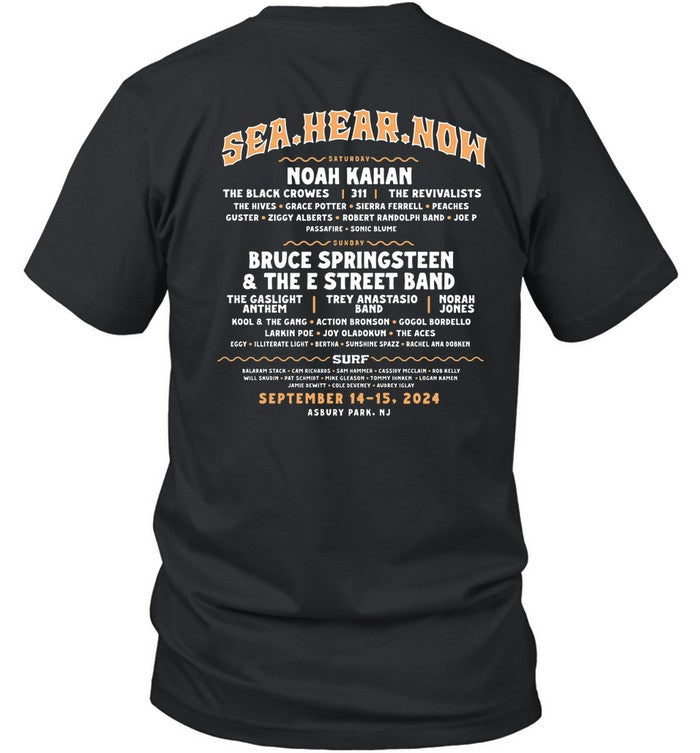 Sea Hear Now Festival Perfect Curl Lineup T Shirt
