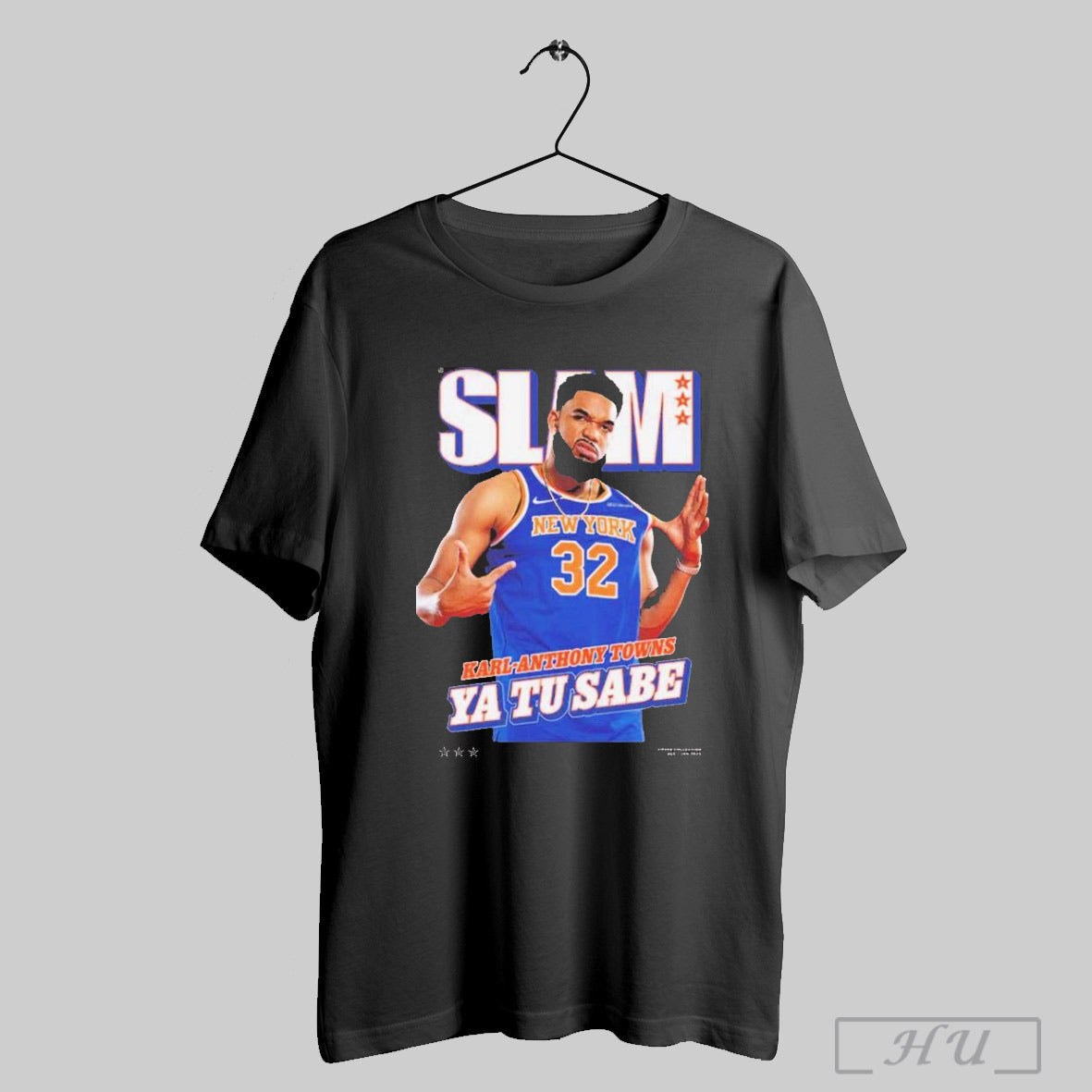 Slam 254 Karl Anthony Towns New York Knicks Ya Tu Sabe On Cover Tee Shirt Sweatshirt Poster