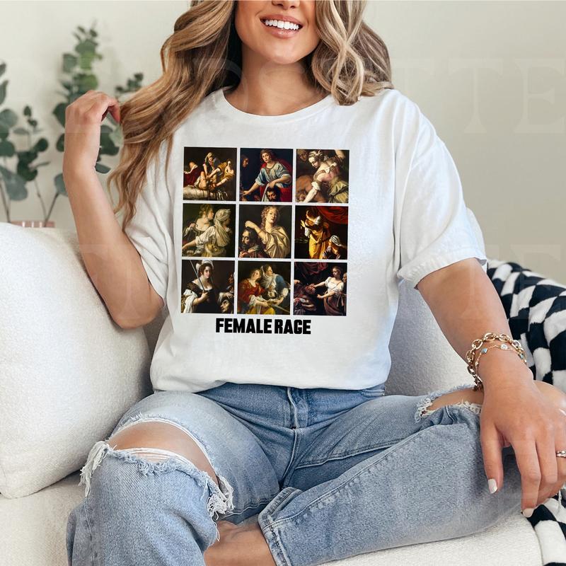 Female Rage Painting Collection Shirts