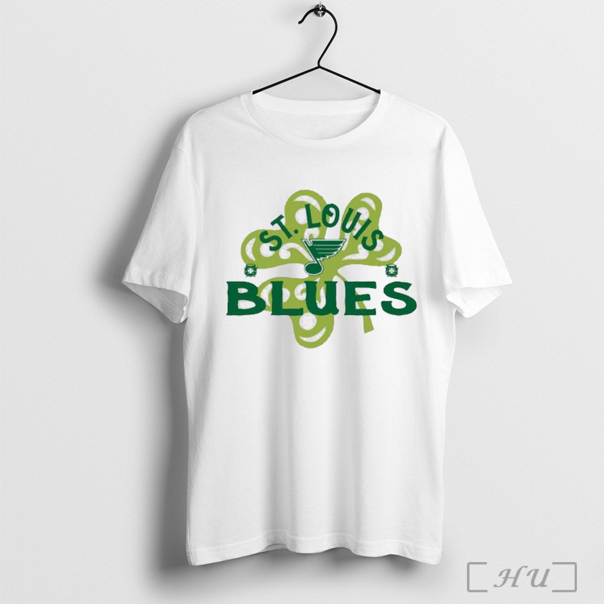 St Louis Blues Levelwear St Patricks Day Richmond Shamrock T Shirt Sweatshirt