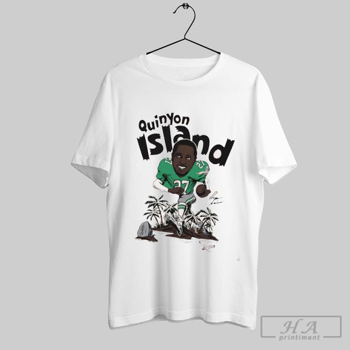 Quinyon Mitchell Philadelphia Eagles Caricature Shirt