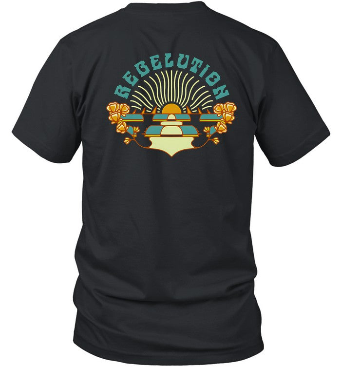 Rebelution Music Festival Retro Sunrise 2024 Concert Shirt