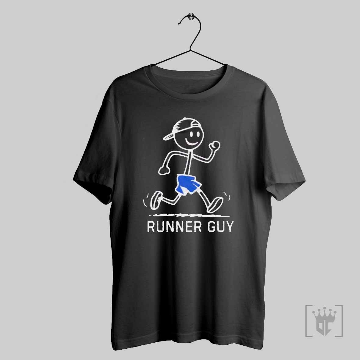 Runner Guy Marathon Motivation Runners Stickman T Shirt