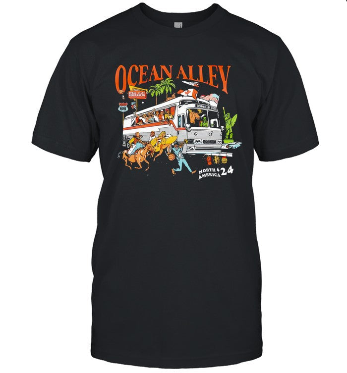 Ocean Alley Uk and Europe 2024 shirt