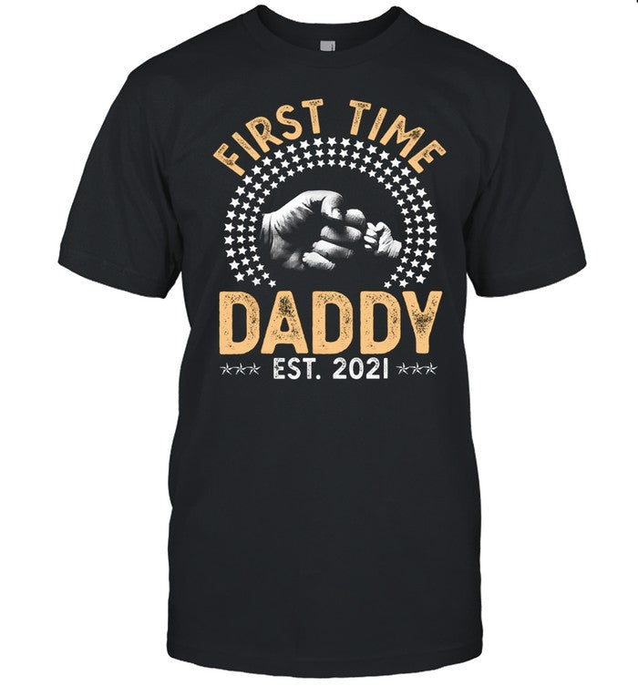First time daddy est 2021 shirt_1