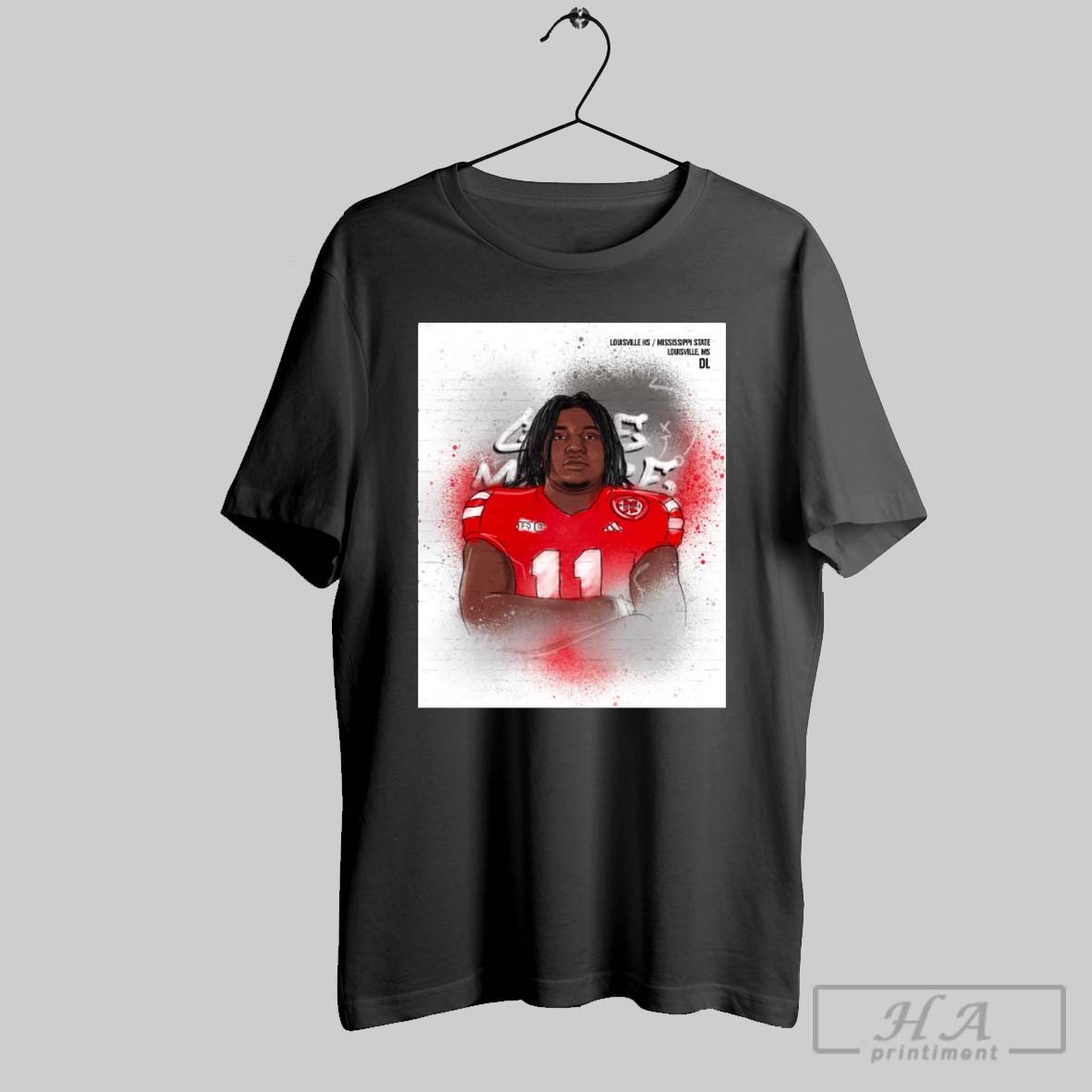 Poster Nebraska Cornhuskers Gabe Moore Is A Husker Louisville Hs Mississippi State T Shirt