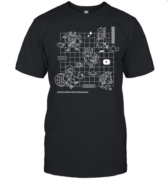 Hololive Deformed Illustration Shirt 2024