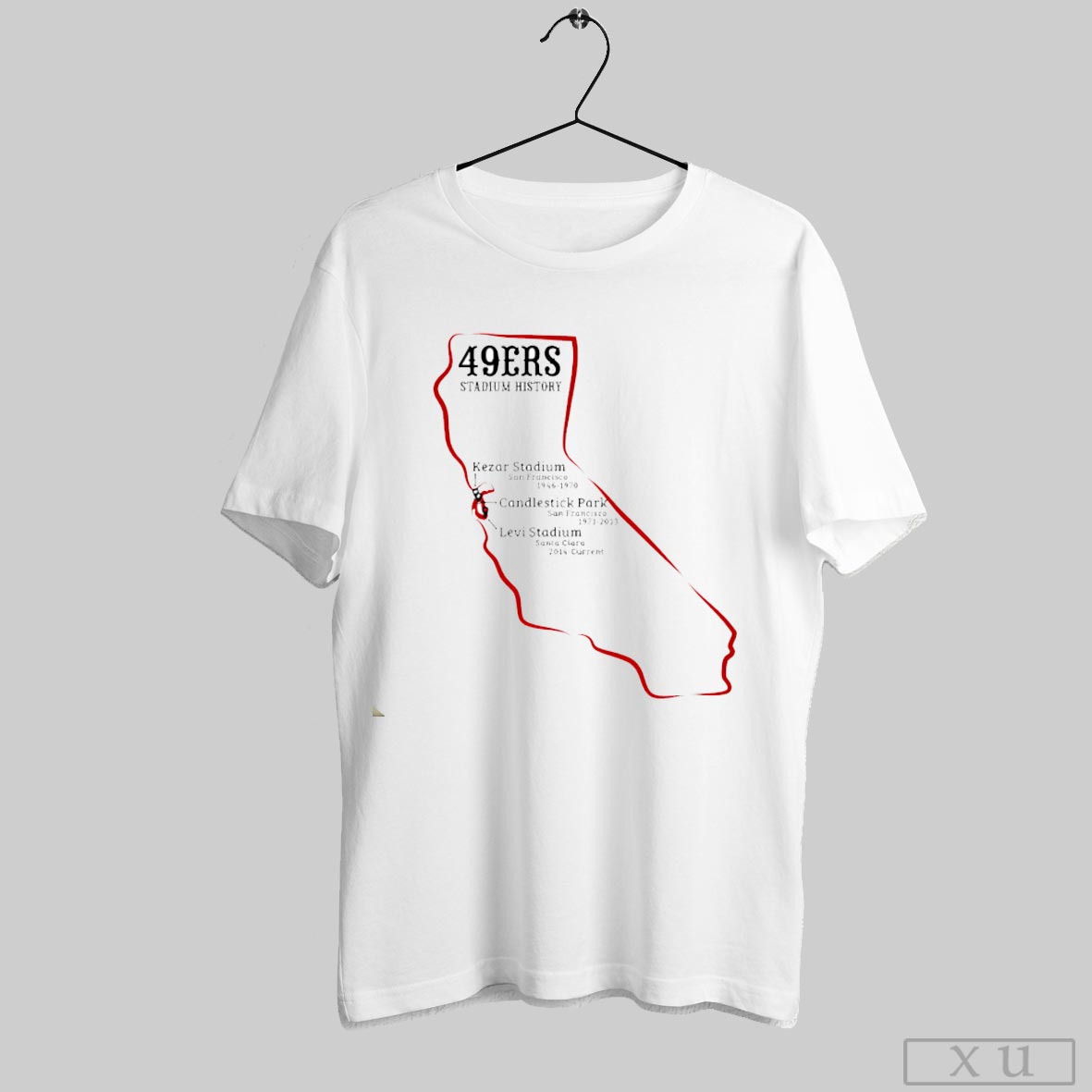 San Francisco 49ers Stadium History Shirt