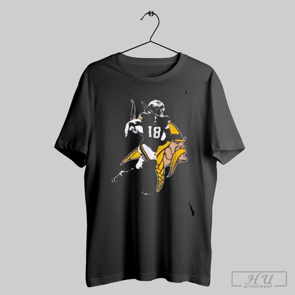 Retro Justin Tee Jefferson Design 90s Graphic Pullover Hoodie