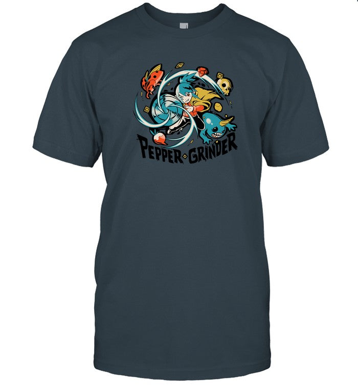 Devolver Digital Pepper Grinder Drill Rush Shirt New