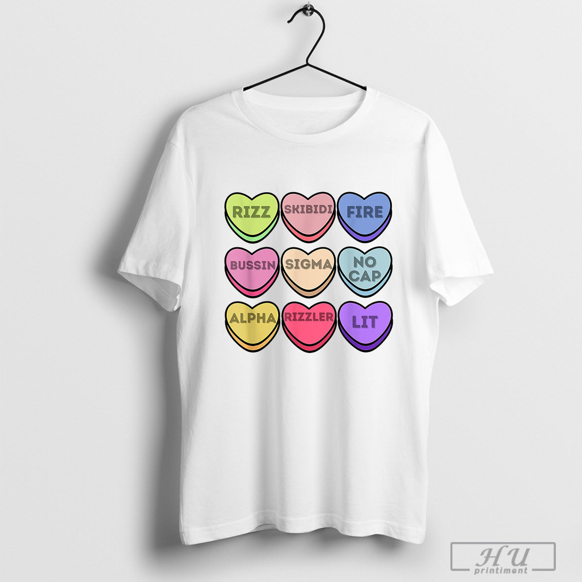 Skibidi Valentines Day Valentines Day Rizz No Cap T Shirts