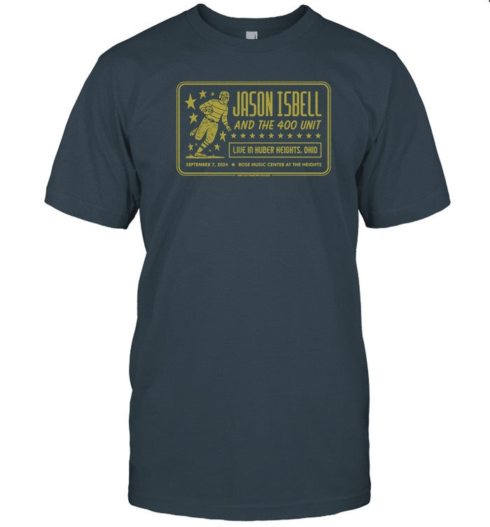 Jason Isbell And The 400 Unit Concert Shirt Huber Heights, OH On September 7 2024