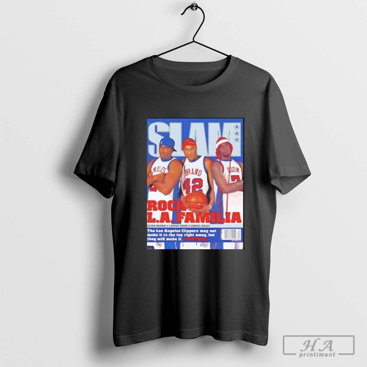 Slam Jason Terry Dirk Nowitzki Grant Hill Rock LA Familia Shirt