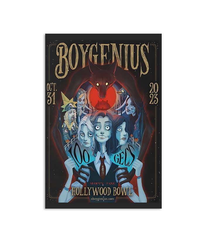 New Hollywood Bowl Boygenius Poster
