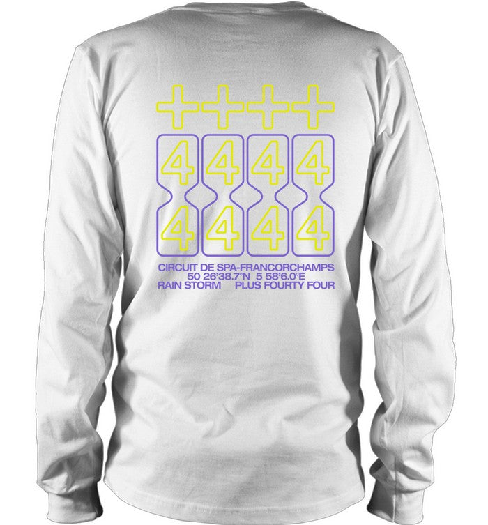 Lewis Hamilton +44 Minimal Engine Long Sleeve T Shirt