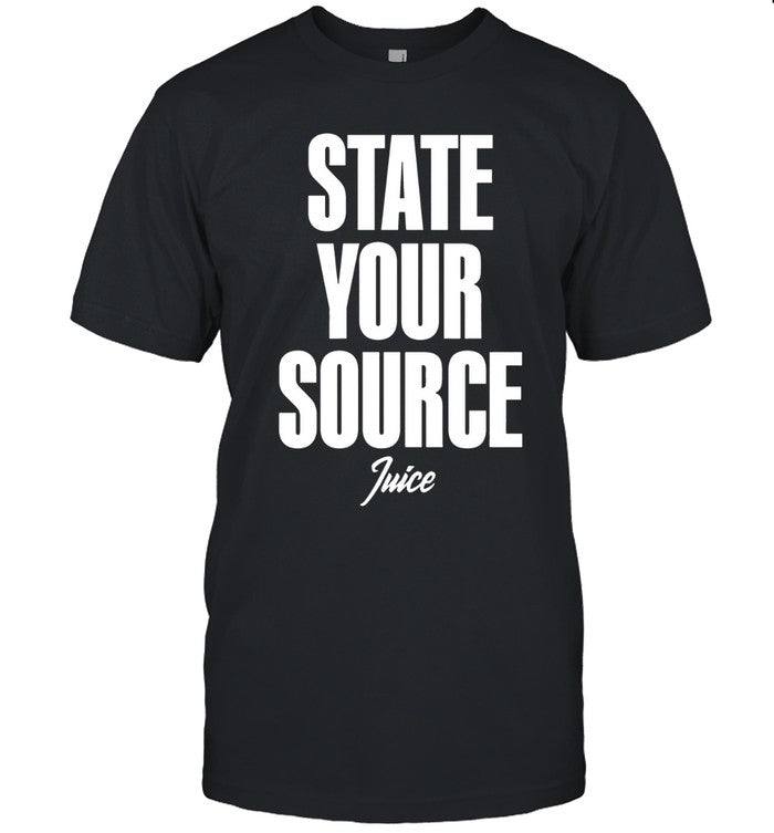 Jaylen Brow State Your Source Black Tee