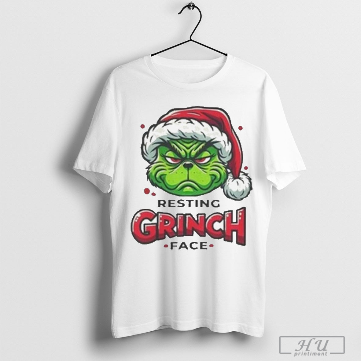 Resting Grinch Face Merry Grinchmas 2024 Shirt