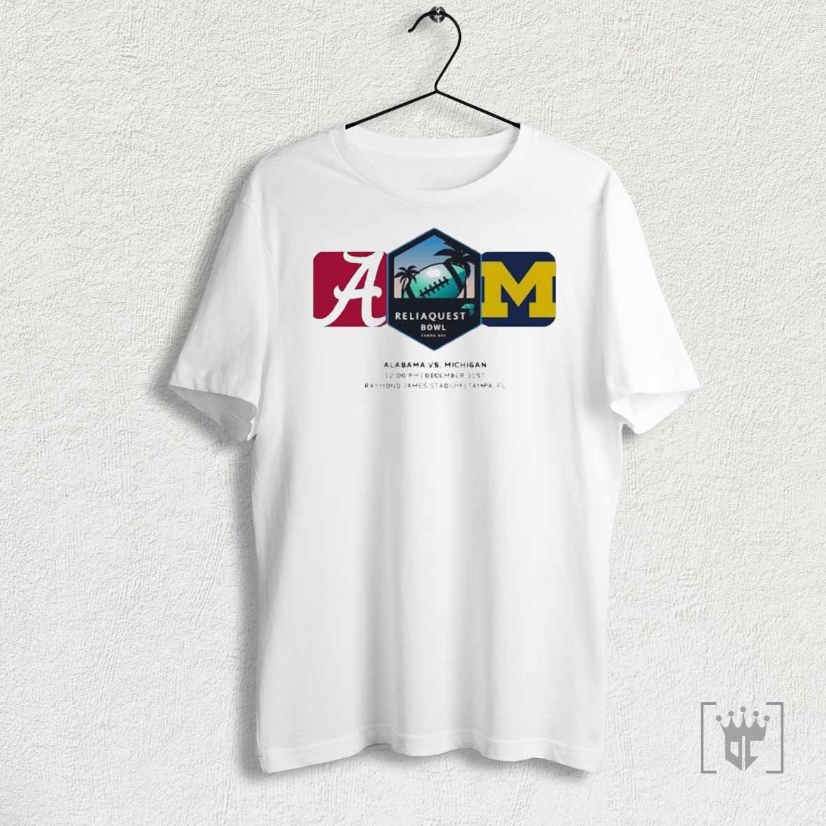 Reliaquest Bowl Matchup Alabama Crimson Tides Versus Michigan Wolverines On December 31st 2024 Classic T Shirt