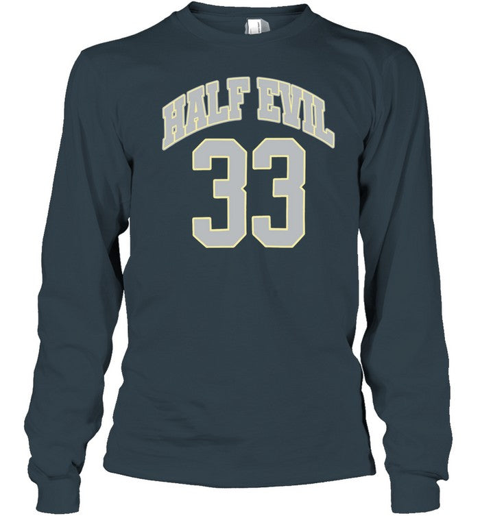 Halfevilco Store Grey Evil33 Thermal Long Sleeve