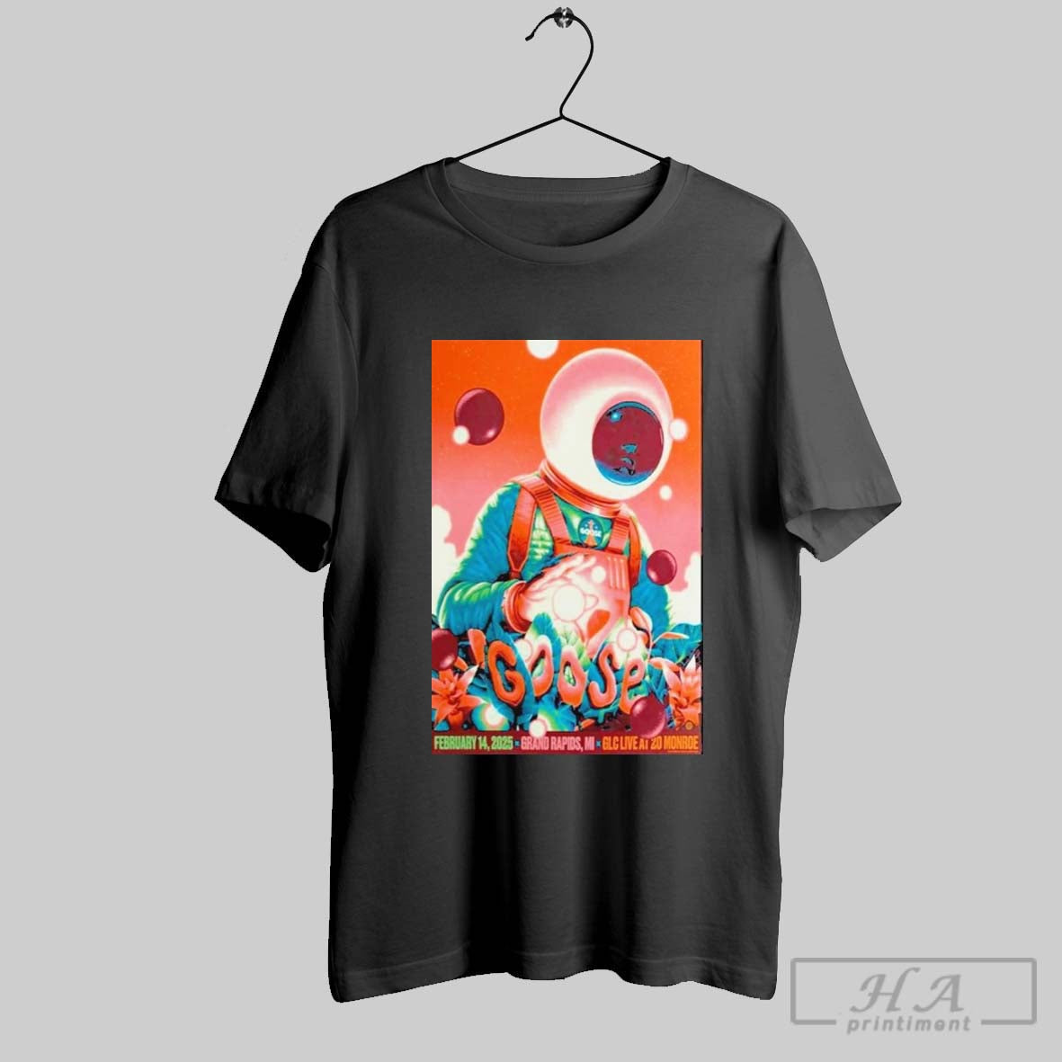 Premium Goose Feb 14 2025 Lc Live At 20 Monroe Grand Rapids Mi Poster T Shirt