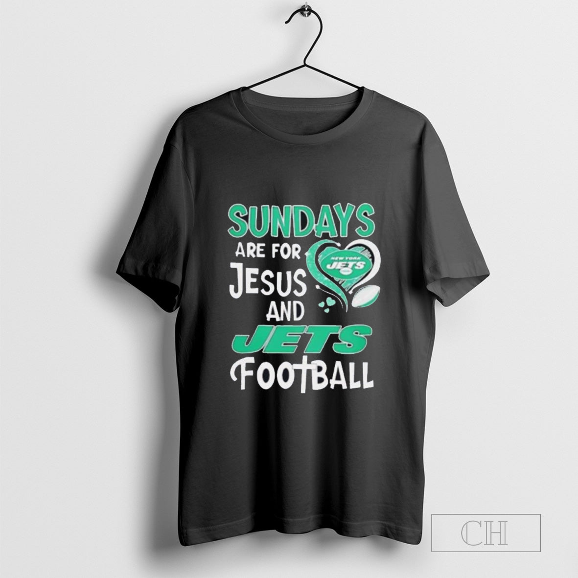 Sundays Are For Jesus And New York Jets Football Shirt