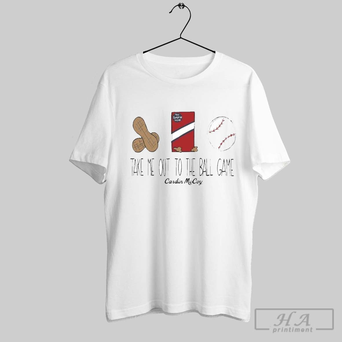 Take Me Out To The Ballgame Cardin Mccoy T Shirt