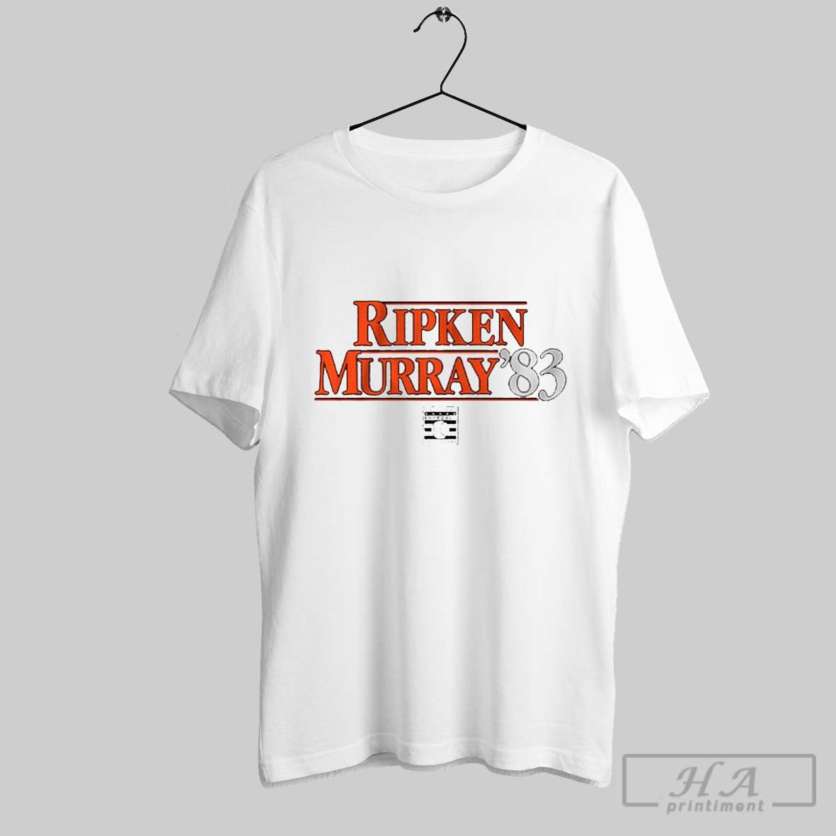 Ripken Murray 83 Cal Ripken Jr Eddie Murray Baltimore Orioles National Baseball Hall Of Fame T Shirt