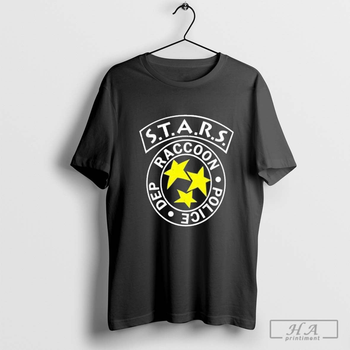 Stars Raccoon Police Department Shirt