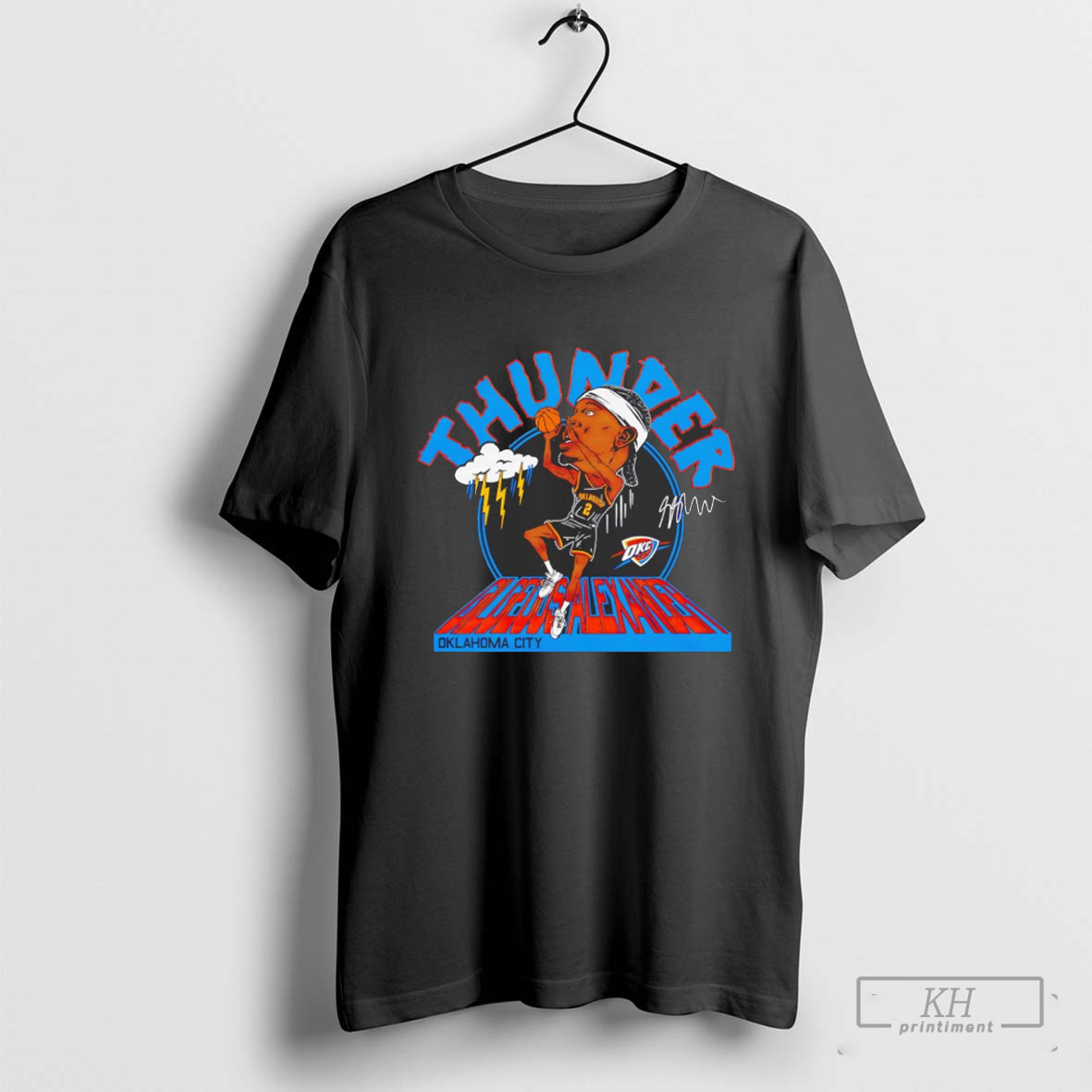 Shai Gilgeous-Alexander Oklahoma City Thunder signature shirt