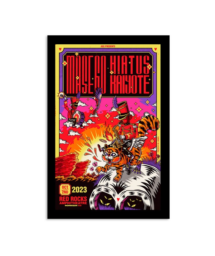Get Masego & Hiatus Kaiyote Red Rocks Amphitheatre Morrison, CO Mon Oct 2 2023 Poster
