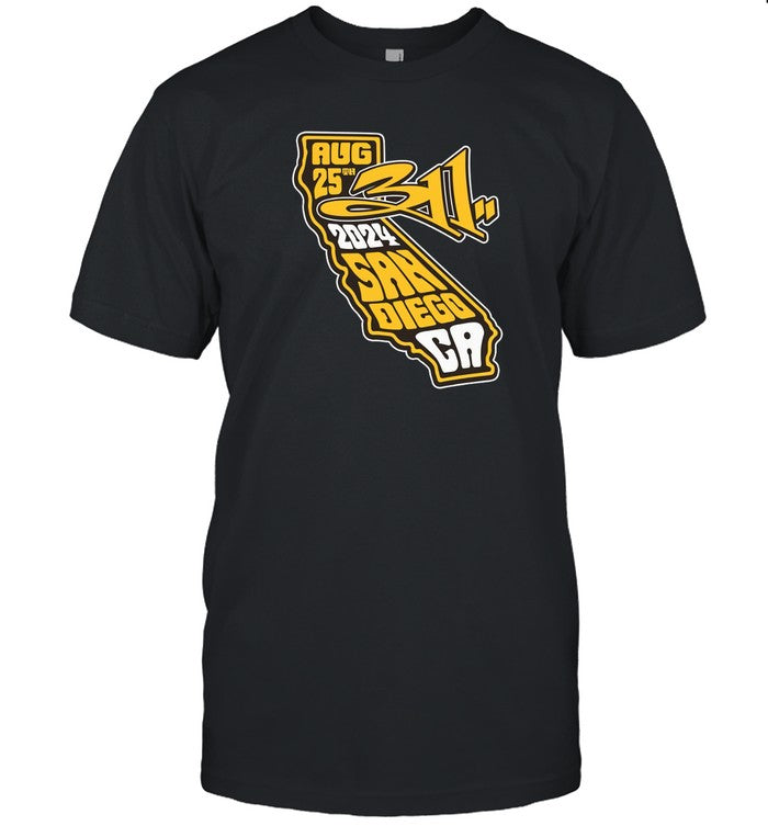 311 Cal Coast Credit Union Open Air Theatre August 25, 2024 San Diego, CA Tour Tee