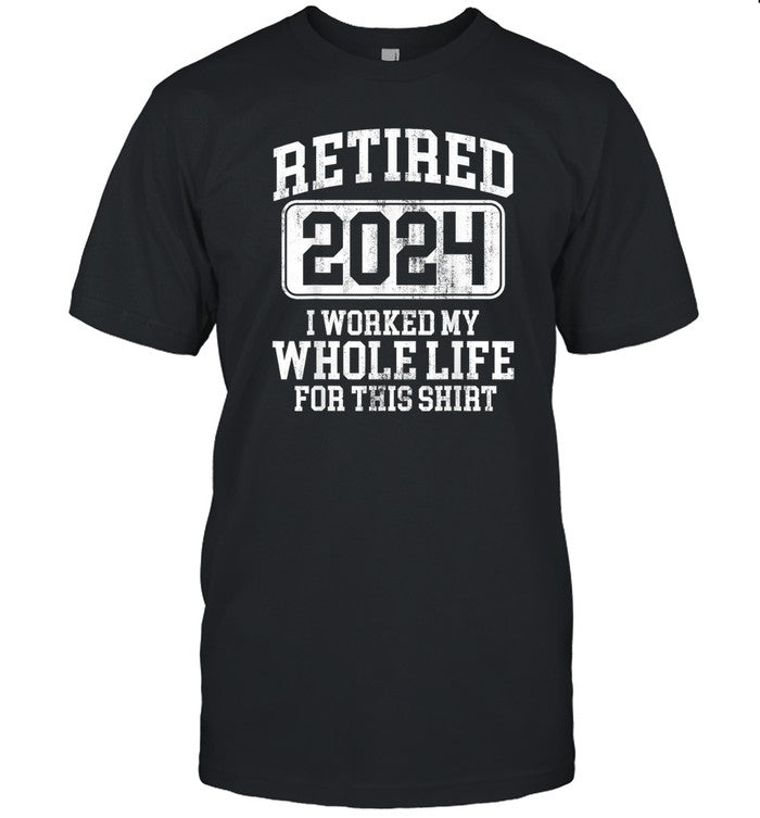 Limited Retired 2024 Retirement Men Women Humor Shirt